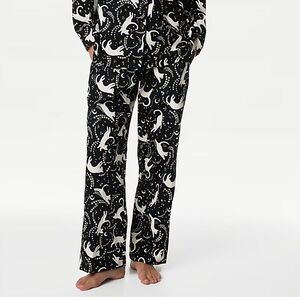 Cat Print Lounge Pants with pockets Non branded Playful